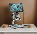 7" Lcd Digital Microscope, 1200X Magnification For Coin View, Pcb Circuit Repair. Fixed Price $79.95.