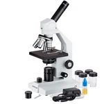 Amscope M500A-LED 40X-1600X Cordless Compound Biological Microscope. Fixed Price $213.99.