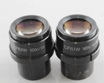 Nikon Microscope Pair Focusing Eyepieces Cfiuw 10X 25 Ultra Wide Field. Fixed Price $299.99.