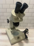 Microscope, Lw Scientific, Stereo Zoom Achiever (10-30X) With Dual Lights Works!. Fixed Price $178.00.