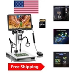 DM9 Ultra-precise 7" Digital Microscope 1200X Magnification, 16GB Included. Fixed Price $153.99.