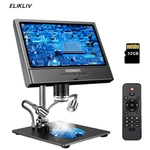 Elikliv Digital Microscope 10'' Screen 1300X Camera Soldering Adults. Fixed Price $95.96.