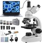 40X-2000X Microscopes Triocular For Kids Students Adults, With Million Electro. Fixed Price $506.86.