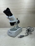 Amscope SE305 Forward Binocular Stereo Microscope, WF10X And WF5X Eyepieces. Fixed Price $94.99.
