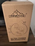 Maxlapter Microscope Kit For Kids 8-12 With Prepared Slides, 100-1000X. Fixed Price $25.00.