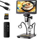 Tomlov DM9 Pro 7" Hdmi Digital Microscope 1200X With Ips Screen Coin. Fixed Price $79.99.