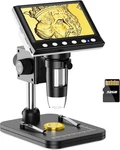 4.3" Coin Microscope, Ips Digital For Adults, Magnifier With 8. Fixed Price $60.29.