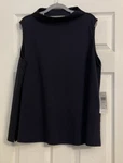 Nwt $68 Eileen Fisher Nocturne Organic Cotton Funnel Neck Tank 1X 3X. Fixed Price $54.97.