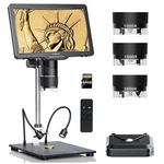 Tomlov Hdmi Coin Microscope 10" Screen 2500X Digital Magnifier Soldering Camera. Fixed Price $159.00.