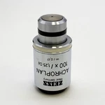 Zeiss Microscope Objective Achroplan 100X 1.25 Oil 440080 /0.17. Fixed Price $225.00.