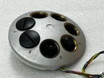 Leica 7 Objective Turret Used On DM5000B Microscope. Fixed Price $451.00.