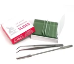 Scientific Lab KIT-72 Glass Microscope Slides W/ Tweezers & Double Ended Spatula. Fixed Price $17.99.