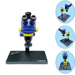 Mechanic D65T-B3 Trinocular Stereo Microscope With 6.5X-65X Continuous Zoom. Fixed Price $399.00.