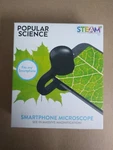 Wow! Stuff Popular Science Smartphone Microscope 30X Magnifier Fits Any Steam. Fixed Price $25.00.