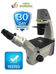 Carl Zeiss Primovert Inverted Microscope Phase Contrast 415510-1100-000. Fixed Price $2000.00.