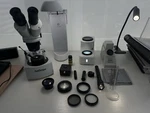 Amscope SE305 Seriescompact Jeweler's Binocularstereo Microscope 10X-30X. Fixed Price $200.00.