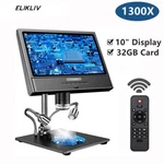 Elikliv Digital Microscope 10'' Screen 1300X For Soldering Electronics Repair. Fixed Price $114.20.