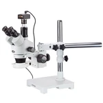 Amscope 3.5X-45X Led Boom Stand Stereo Zoom Microscope + 1.3MP Camera. Fixed Price $761.99.