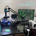 48MP 4K Electronics Soldering Microscope Full 1080P Hdmi Camera Usb Software. Fixed Price $228.12.
