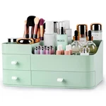 Onxe Makeup Organizer With Drawers,large Capacity Countertop Green. Fixed Price $31.96.