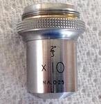 C. Baker London (12785) Microscope Lens. 2/3", X10, 0.25. Fixed Price $32.81.