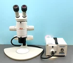 Leica MZ7.5 Stereo Microscope, Light Module, Stand, Schott. Fixed Price $1950.00.