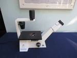 Carl Zeiss Invertoskop Inverted Phase Contrast Microscope With 3 Objectives. Fixed Price $389.00.