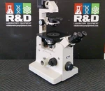 Nikon Diaphot Inverted Phase Contrast Microscope With 3 Objectives. Fixed Price $1290.00.