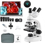 WIFI40 X -5000 Trinocular Led Lab Compound Microscope With Double Layer. Fixed Price $215.99.