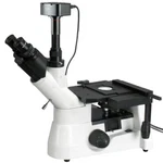 Amscope 40-1000X Infinity Polarizing Inverted Metallurgic Microscope +5MP Camera. Fixed Price $2038.99.