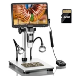 Tomlov DM9 7" Lcd Digital Microscope 12MP 1080P 1200X Magnification 32GB Pc View. Fixed Price $104.95.