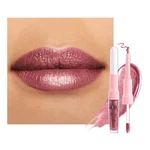 Kaely 2-IN-1 Mauve Metallic Lipstick And Liner Makeup, Shimmer Liquid. Fixed Price $10.40.