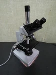 Wolfe Trinocular Microscope - 3 Objectives Nice Condition. Fixed Price $149.00.
