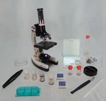 Iq Crew / 52 - Piece Microscope Set 8+ 1200X Plus 70+ Slides. Fixed Price $36.80.