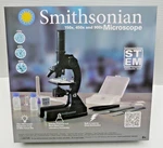 Smithsonian Microscope Kit Stem 150X/450X/900X W/ Light & Accessories New Fs. Fixed Price $14.95.