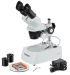Amscope 20X-40X-80X Binocular Stereo Microscope With Halogen Lights. Fixed Price $200.00.